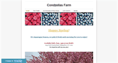 Desktop Screenshot of condzellasfarm.com